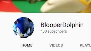 (HEADPHONE WARNING) 400 Subscriber stop motion short - Blooper Dolphin