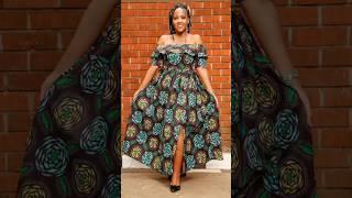 Must Try African Prints Styles | ankara kitenge Maxi dress Offshoulder #ankara #fashion #kitenge