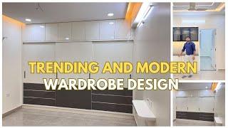 Trending and modern wardrobe design, Bedroom design, Home tour by Satyam interiors,