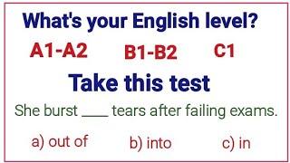 English Grammar Test ️ What's your English level? Can you pass this test?