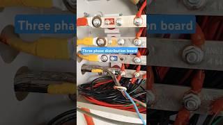 Three phase distribution board (bushwar) #mcbox #mcb #electrical #electrician #shortvideo #viral