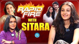 Rapid Fire With Sitara Ghattamaneni | Mahesh Babu | Namrata Shirodkar | iDream Stars