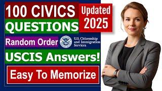 Challenge Yourself with the 100 Civics Questions Random (2008 version) for US Citizenship Test 2025