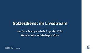 David Quiring am 21.05.2022 | Gottesdienst der Adventgemeinde Lage [LIVE]