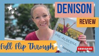 MIDDLE & HIGH SCHOOL MATH // DENISON REVIEW & FLIP THOUGH // HOMESCHOOL MATH