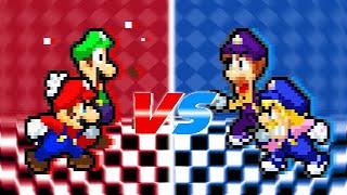 Mario Bros. vs Dennis Bros. (Pivot Sprites Battle)