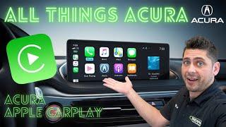 How to set up and use Apple CarPlay in your Acura, touchpad generation.