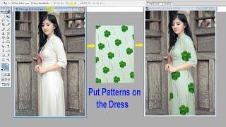 Add Any Pattern on Clothes in Photoshop! फ़ोटोशॉप में कपड़ों पर कोई भी पैटर्न जोड़ें!