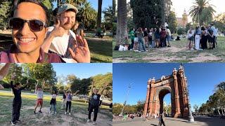 Open Air Games in Barcelona  Spain 2024 Vlog | Erasmus Life in Spain   | ESN UAB