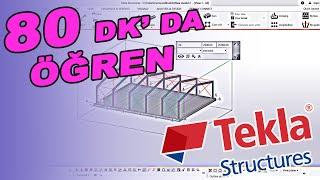 Tekla Structures 2021 learn 80 minutes. Learn Tekla Structures in 80 minutes