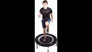 Maximus Life Bounce & Burn Foldable Indoor Mini Trampoline Rebounder for Adults | United state | Uk