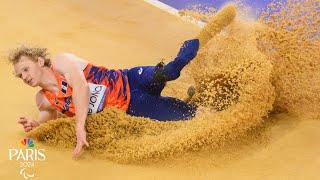 De Jong's long jump world record caps epic day of Para track and field in Paris | NBC Sports