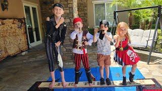 Walking the Plank for Preston's 5th Birthday!!