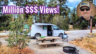 Million Dollar Views for $5!!!  Above Jerome AZ! van life 