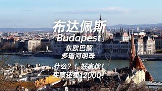 布达佩斯 东欧巴黎 多瑙河明珠 买了车票没找到扫码的地方被罚1万2！Budapest Pearl of the Danube