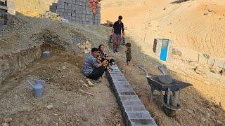 Life in the village: buying Hamid from the city and starting to build a pool