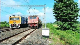 Bag Express Overtake Barddhaman Emu Local Train :Eastren Railway