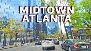 [4K] ATLANTA, GEORGIA: MIDTOWN DRIVING TOUR