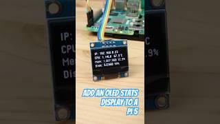 Connect & Program an OLED Stats Display on Raspberry Pi OS Bookworm