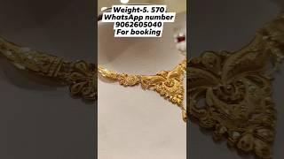 Light weight 22k necklace design #shortsfeed #shortvideo #shorts