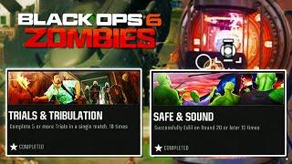 Black Ops 6 Zombies - TRIALS & TRIBULATION and SAFE & SOUND Challenges (Walkthrough)