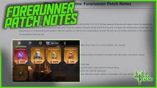 Forerunner Patch Notes: Arena and VR Changes! || Watcher of Realms