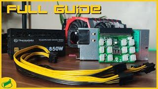 Using Server Powersupplies For Your Mining Rig FULL Guide