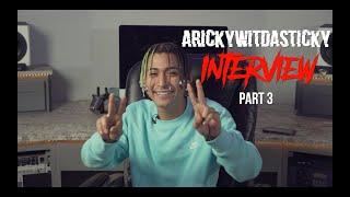 ARickyWitDaSticky: Rappers beefing, Bankrol Hayden, New Ep & more! Interview (Vonte Vision Show)