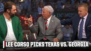 Lee Corso's headgear pick for Georgia vs. Texas with Scottie Scheffler | College GameDay