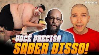 Ele enganou toda a internet! O caso do youtuber de comida que apareceu 115 kg mais magro!