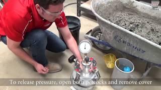 ASTM C231 - Air Content of Concrete by the Pressure Method