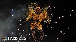 The Golden Voyager takes center stage at the Paris Olympics Closing Ceremony | NBC Sports