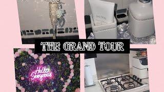 the grand tour #newhome #interiordesign #bling #neon #swarovski #crystals #shabbychicstyle #shabby