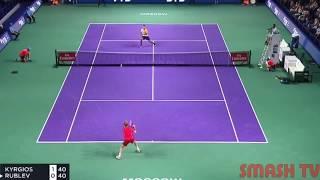 Amazing shots from Kyrgios in Moscow 2018