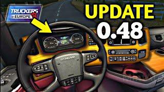 New Features! - New Update 0.48 on Truckers Of Europe 3 Big Next Update 0.48  | Truck Gameplay