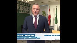 Landeshauptmann Mario Kunasek im großen oe24TV-Interview