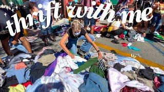 COME THRIFT WITH ME $1 JET RAG SALE  my BEST + most INSANE thrift trip! $1 try on thrift store haul