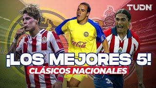 ¡EL PARTIDO MÁS IMPORTANTE!  Los 5 clásicos más vibrantes de America vs Chivas | TUDN