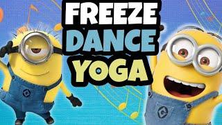 Minions Freeze Dance Yoga | Brain Break for Kids