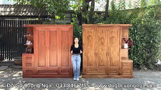SO SÁNH tủ áo gỗ tự nhiên hiện đại | Đồ Gỗ Cường Nga