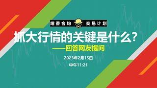 做合约交易抓住大行情的关键是什么？——回答网友提问#以太坊 #比特币 #比特幣
