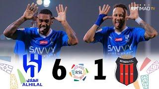 Al-Hilal 6 x 1 Al-Riyadh (Neymar debut) ● Saudi Pro League 23/24 Extended Goals & Highlights ᴴᴰ