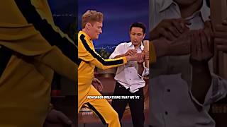 Conan wows the audience on the show with Bruce Lee's signature move, the one-inch punch.#interviews
