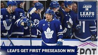 Toronto Maple Leafs get first pre-season win, examining tough competition for bottom six jobs