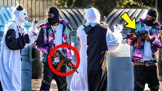 Terrifier The Clown Prank In The Hood! (GETS GRAPHIC)