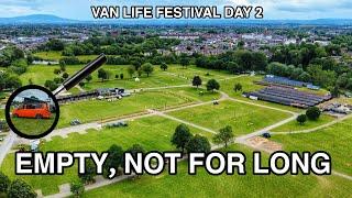 VAN LIFE UK: Festival Build in POURING RAIN !