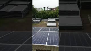 Solar Panel installation at PVC Pipe Manufacturing Plant-Kiran Pipe Industries!