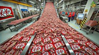 How Millions of KitKats Are Made in a Factory | KitKat Production Process