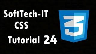 SoftTech-IT CSS Tutorial 24