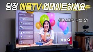 애플TV, 이제 페이스타임 TV에서 됩니다 (tvOS 17 퍼블릭 베타)